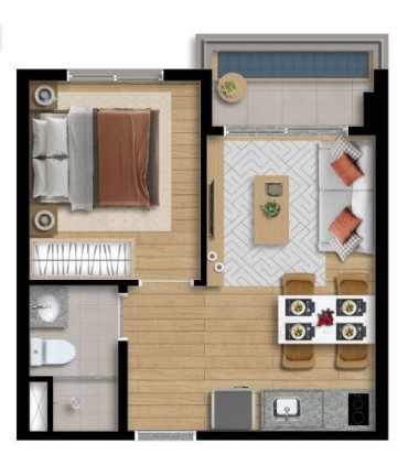 Imagem Imóvel com 1 Quarto à Venda, 32 m² em São Judas - São Paulo