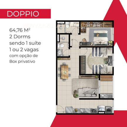 Imagem Apartamento com 2 Quartos à Venda, 64 m² em Atibaia Jardim - Atibaia
