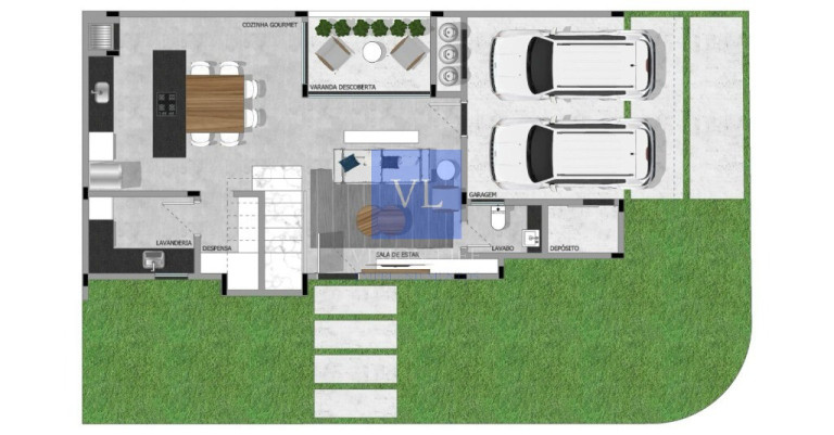 Imagem Casa com 3 Quartos à Venda, 193 m² em Santa Cândida - Curitiba Imagem Casa com 3 Quartos à Venda, 193 m² em Santa Cândida - Curitiba