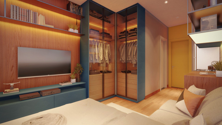 Imagem Apartamento com 1 Quarto à Venda, 17 m² em Novo Mundo - Curitiba