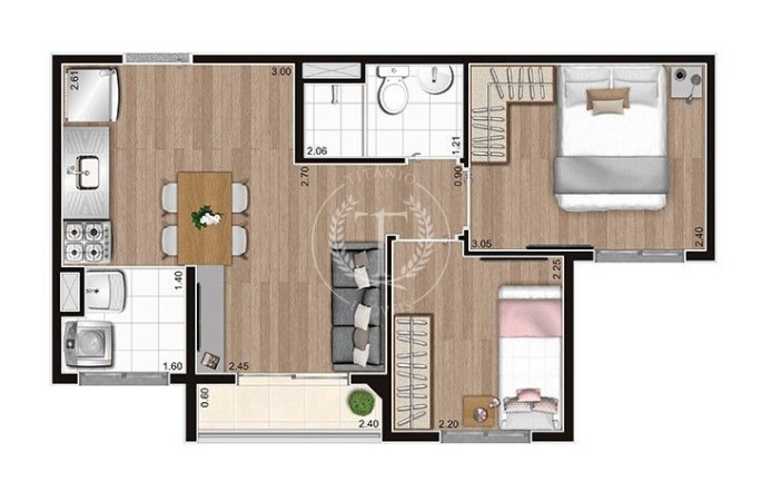 Imagem Apartamento com 2 Quartos à Venda, 37 m² em Vila Gea - São Paulo