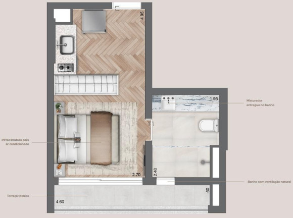 Imagem Apartamento com 1 Quarto à Venda, 42 m² em Vila Mariana - São Paulo Imagem Apartamento com 1 Quarto à Venda, 42 m² em Vila Mariana - São Paulo