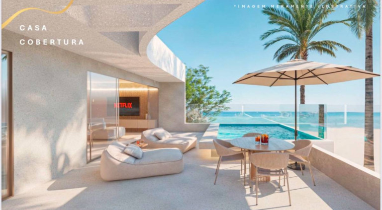 Casa de Condomínio com 4 Quartos à Venda, 229 m² em Maracaipe - Recife