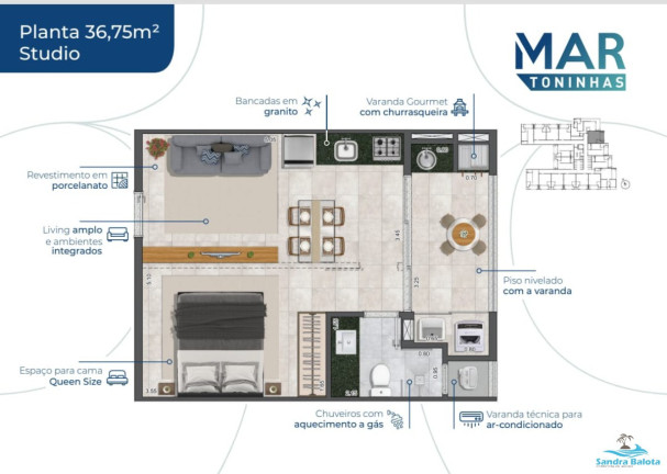 Imagem Apartamento com 1 Quarto à Venda, 35 m² em Toninhas - Ubatuba Imagem Apartamento com 1 Quarto à Venda, 35 m² em Toninhas - Ubatuba