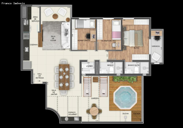 Imagem Apartamento com 3 Quartos à Venda, 112 m² em Vila Floresta - Santo André