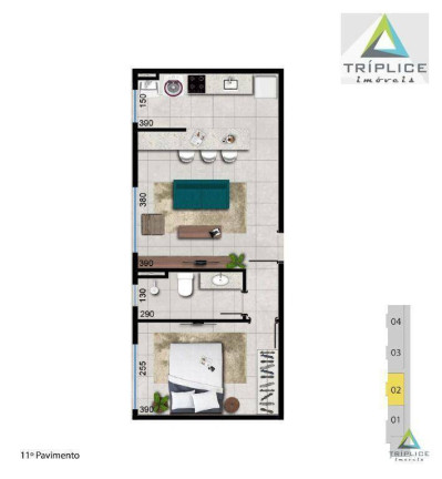 Imagem Apartamento com 1 Quarto à Venda, 40 m² em São Mateus - Juiz De Fora