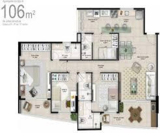 Imagem Apartamento com 3 Quartos à Venda, em Horto - Teresina Imagem Apartamento com 3 Quartos à Venda, em Horto - Teresina