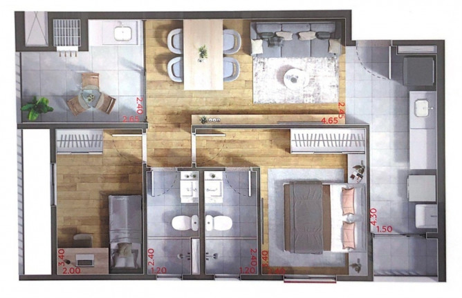 Imagem Imóvel com 2 Quartos à Venda, 53 m² em água Verde - Curitiba Imagem Imóvel com 2 Quartos à Venda, 53 m² em água Verde - Curitiba