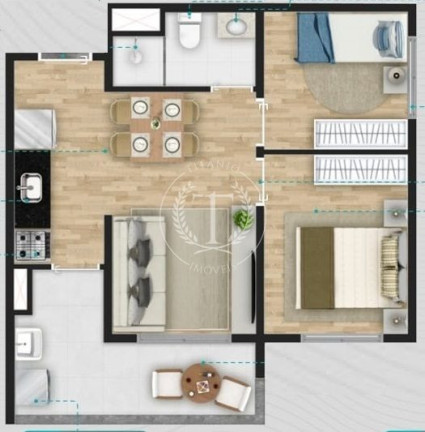 Imagem Apartamento com 2 Quartos à Venda, 39 m² em Imirim - São Paulo
