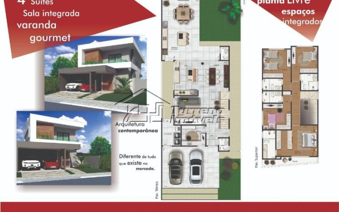 Imagem Casa de Condomínio com 4 Quartos à Venda, 260 m² em Urbanova - São José Dos Campos Imagem Casa de Condomínio com 4 Quartos à Venda, 260 m² em Urbanova - São José Dos Campos