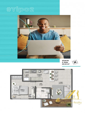 Imagem Apartamento com 1 Quarto à Venda, 50 m² em Caminho Das árvores - Salvador Imagem Apartamento com 1 Quarto à Venda, 50 m² em Caminho Das árvores - Salvador