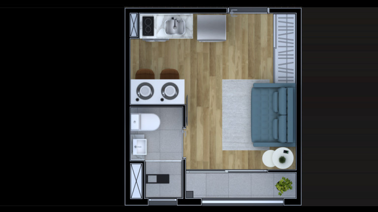 Imagem Imóvel com 1 Quarto à Venda, 17 m² em Vila Santa Clara - São Paulo Imagem Imóvel com 1 Quarto à Venda, 17 m² em Vila Santa Clara - São Paulo