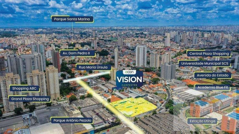 Imagem Apartamento com 2 Quartos à Venda, 44 m² em Campestre - Santo André Imagem Apartamento com 2 Quartos à Venda, 44 m² em Campestre - Santo André