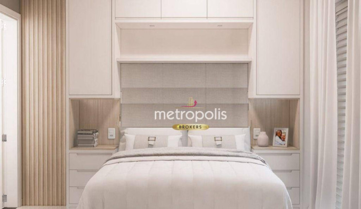 Imagem Apartamento com 2 Quartos à Venda, 43 m² em Campestre - Santo André