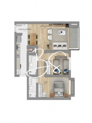 Imagem Apartamento com 2 Quartos à Venda, 72 m² em Centro - Canela Imagem Apartamento com 2 Quartos à Venda, 72 m² em Centro - Canela