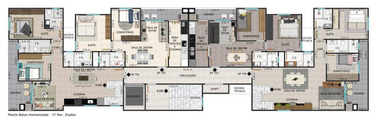 Imagem Apartamento com 2 Quartos à Venda, 65 m² em Coqueiral - Cascavel