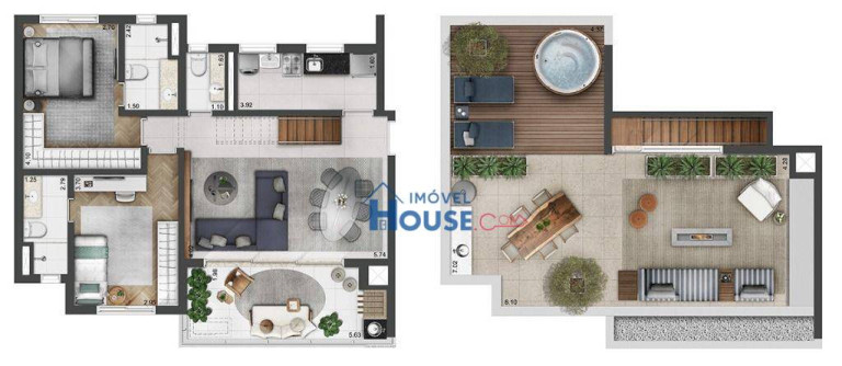 Imagem Cobertura com 2 Quartos à Venda, 157 m² em Perdizes - São Paulo Imagem Cobertura com 2 Quartos à Venda, 157 m² em Perdizes - São Paulo