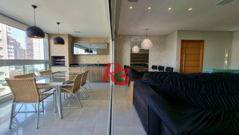 Imagem Apartamento com 3 Quartos para Alugar, 178 m² em Gonzaga - Santos