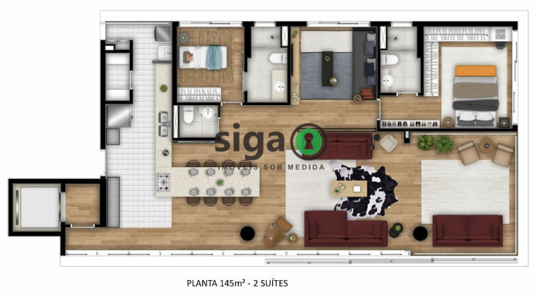 Imagem Apartamento com 3 Quartos à Venda, 145 m² em Jardins - São Paulo Imagem Apartamento com 3 Quartos à Venda, 145 m² em Jardins - São Paulo
