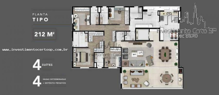 Imagem Apartamento com 4 Quartos à Venda, 212 m² em Perdizes - São Paulo