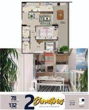 Imagem Apartamento com 2 Quartos à Venda, 68 m² em Aviação - Praia Grande Imagem Apartamento com 2 Quartos à Venda, 68 m² em Aviação - Praia Grande