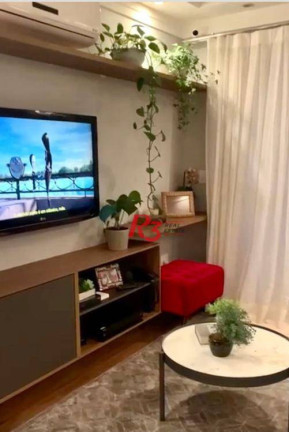Imagem Apartamento com 3 Quartos para Alugar, 80 m² em Gonzaga - Santos