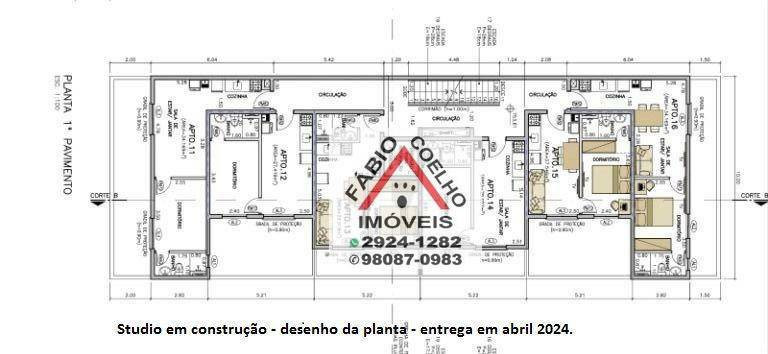 Studio com 1 Quarto à Venda, 29 m² em Interlagos - São Paulo