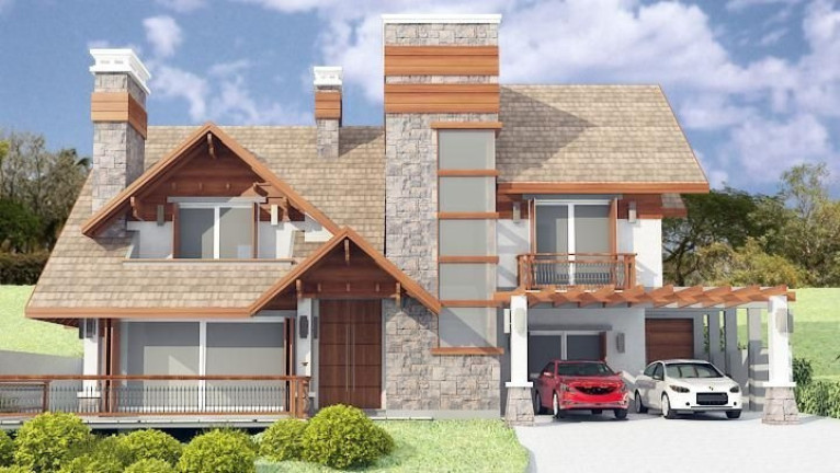 Casa de Condomínio com 4 Quartos à Venda, 300 m² em Vila Prinstrop - Gramado