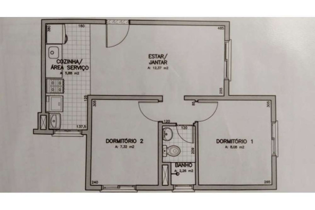 Imagem Apartamento com 2 Quartos à Venda, 44 m² em Jardim Carvalho - Porto Alegre