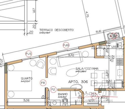 Imagem Apartamento com 1 Quarto à Venda, 170 m² em Centro - Florianópolis