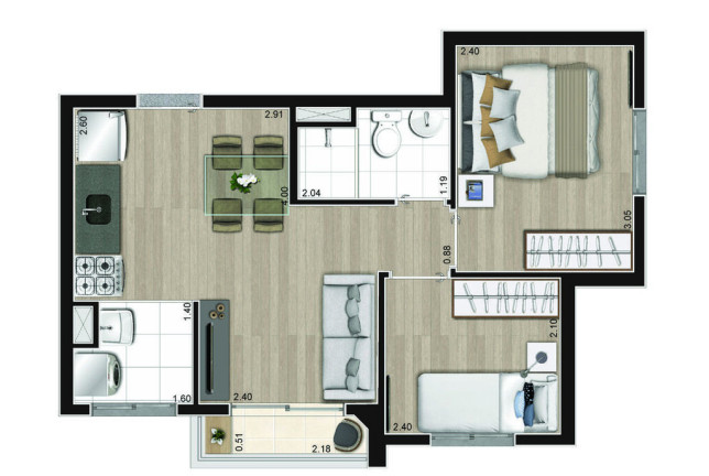 Imagem Apartamento com 2 Quartos à Venda, 37 m² em Jardim Mirante - São Paulo Imagem Apartamento com 2 Quartos à Venda, 37 m² em Jardim Mirante - São Paulo