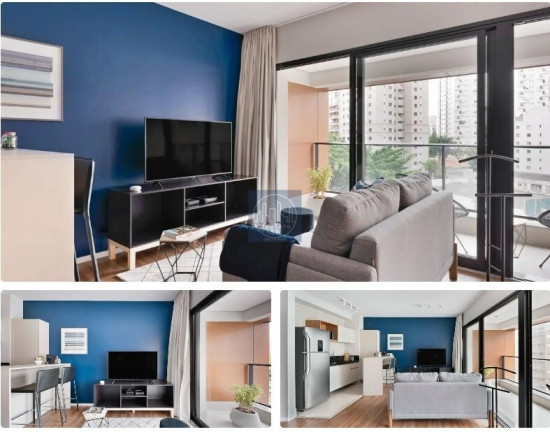 Imóvel com 1 Quarto para Alugar, 39 m² em Vila Nova Conceição - São Paulo