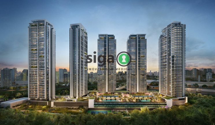 Apartamento com 2 Quartos à Venda, 142 m² em Panamby - São Paulo