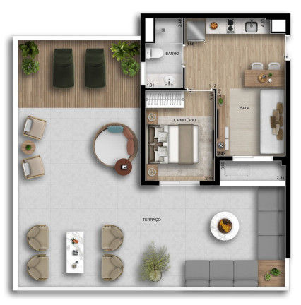 Imagem Apartamento com 1 Quarto à Venda, 31 m² em Vila Clementino - São Paulo Imagem Apartamento com 1 Quarto à Venda, 31 m² em Vila Clementino - São Paulo