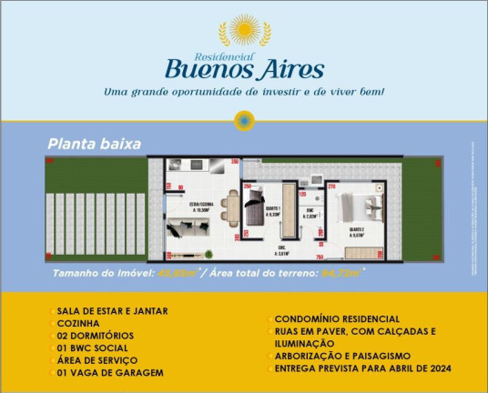Imagem Casa com 2 Quartos à Venda, 45 m² em Buenos Aires - Foz Do Iguaçu Imagem Casa com 2 Quartos à Venda, 45 m² em Buenos Aires - Foz Do Iguaçu
