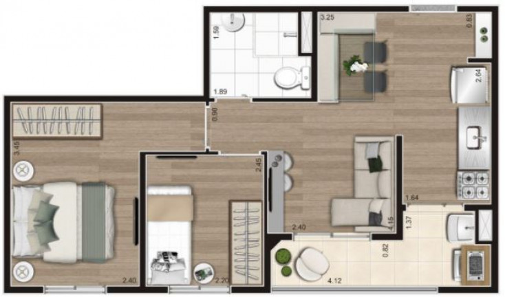 Imagem Apartamento com 2 Quartos à Venda, 41 m² em Vila Pirituba - São Paulo Imagem Apartamento com 2 Quartos à Venda, 41 m² em Vila Pirituba - São Paulo