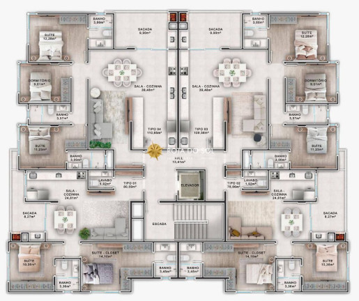 Imagem Apartamento com 2 Quartos à Venda, 95 m² em Centro - Bombinhas