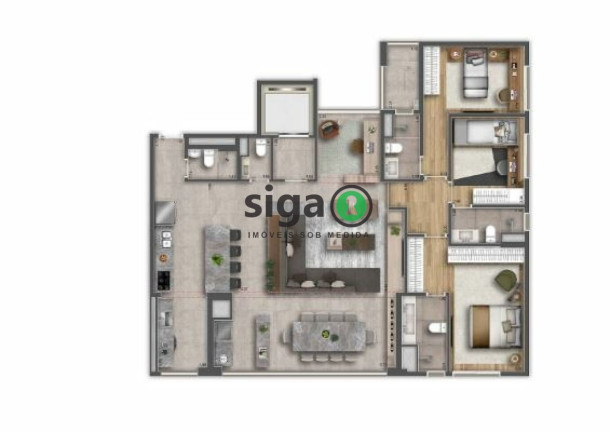 Imagem Apartamento com 4 Quartos à Venda, 147 m² em Vila Clementino - São Paulo Imagem Apartamento com 4 Quartos à Venda, 147 m² em Vila Clementino - São Paulo