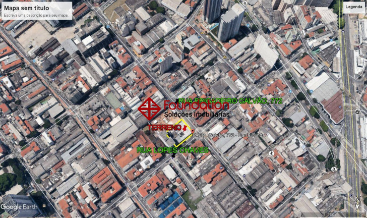 Imagem Terreno à Venda, 959 m² em Barra Funda - São Paulo Imagem Terreno à Venda, 959 m² em Barra Funda - São Paulo