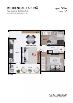 Imagem Apartamento com 2 Quartos à Venda, 49 m² em Vila Progresso - São Paulo