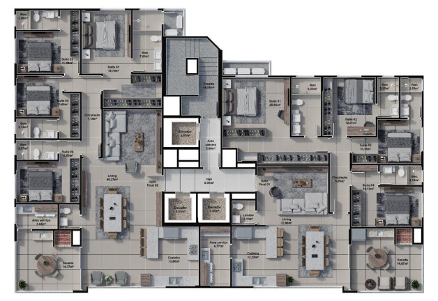 Imagem Apartamento com 4 Quartos à Venda, 177 m² em Centro - Balneário Camboriú Imagem Apartamento com 4 Quartos à Venda, 177 m² em Centro - Balneário Camboriú