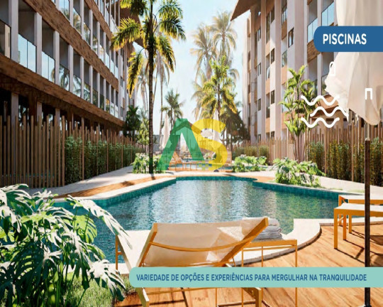 Imagem Flat com 1 Quarto à Venda, 32 m² em Praia De Carneiros - Tamandaré Imagem Flat com 1 Quarto à Venda, 32 m² em Praia De Carneiros - Tamandaré