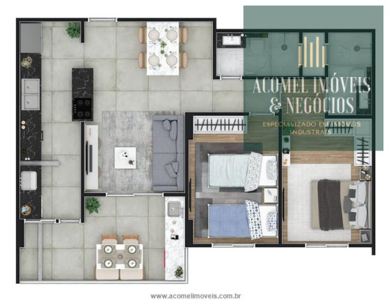 Imagem Apartamento com 2 Quartos à Venda, 67 m² em Vila Guilhermina - Praia Grande Imagem Apartamento com 2 Quartos à Venda, 67 m² em Vila Guilhermina - Praia Grande