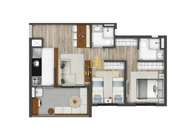 Imagem Apartamento com 3 Quartos à Venda, 69 m² em Pinheiros - São Paulo Imagem Apartamento com 3 Quartos à Venda, 69 m² em Pinheiros - São Paulo