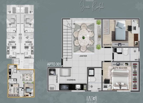 Imagem Imóvel com 3 Quartos à Venda, 50 m² em Letícia  - Belo Horizonte