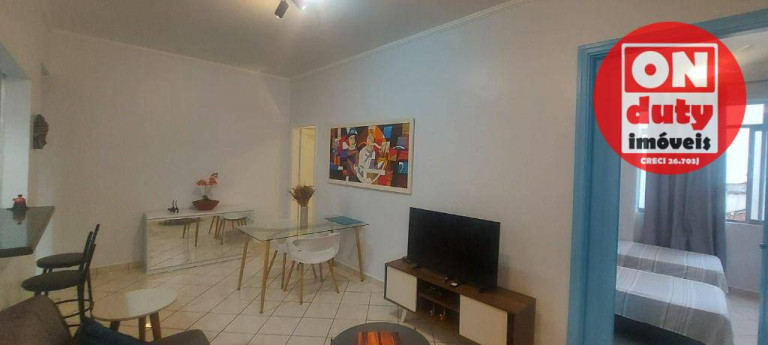Imagem Apartamento com 1 Quarto à Venda, 55 m² em Boqueirão - Santos Imagem Apartamento com 1 Quarto à Venda, 55 m² em Boqueirão - Santos