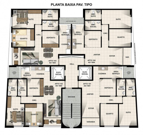 Apartamento com 1 Quarto à Venda, 57 m² em Encruzilhada - Recife
