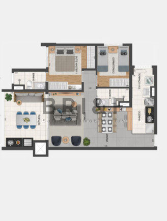 Imagem Apartamento com 3 Quartos à Venda, 80 m² em Vila Santa Catarina - São Paulo Imagem Apartamento com 3 Quartos à Venda, 80 m² em Vila Santa Catarina - São Paulo