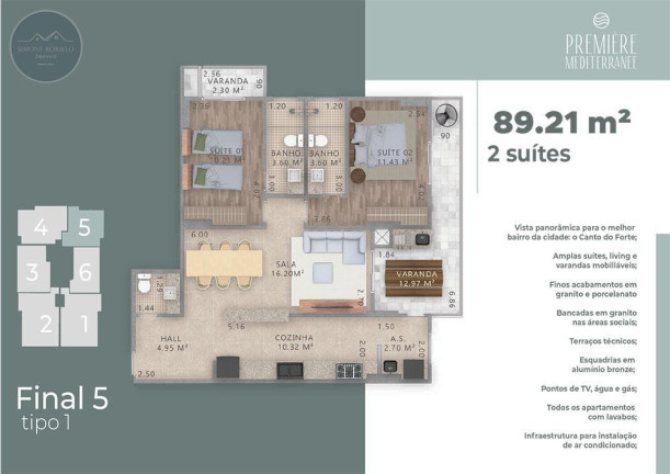 Imagem Imóvel com 3 Quartos à Venda, 152 m² em Canto Do Forte - Praia Grande