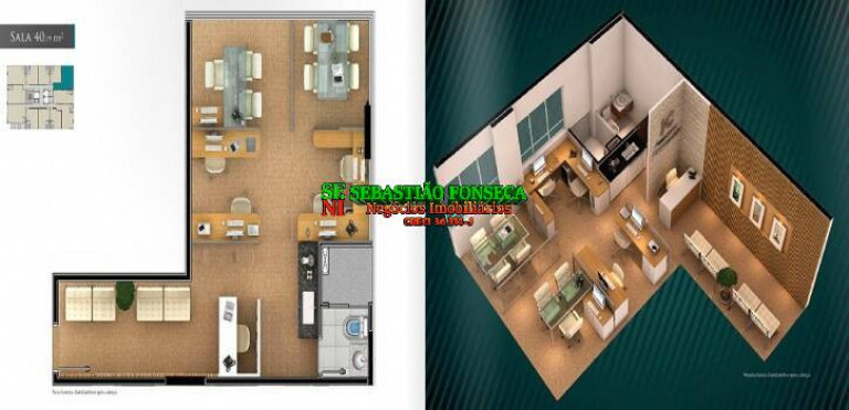 Imagem Sala Comercial à Venda, 34 m² em Jardim Aquárius - São José Dos Campos Imagem Sala Comercial à Venda, 34 m² em Jardim Aquárius - São José Dos Campos